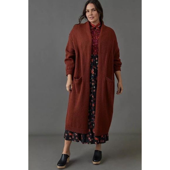 Anthropologie Leo & Viola Isla Marled Cardigan Size 2X. B24 - Picture 5 of 12